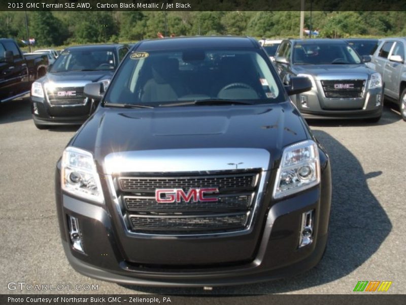 Carbon Black Metallic / Jet Black 2013 GMC Terrain SLE AWD