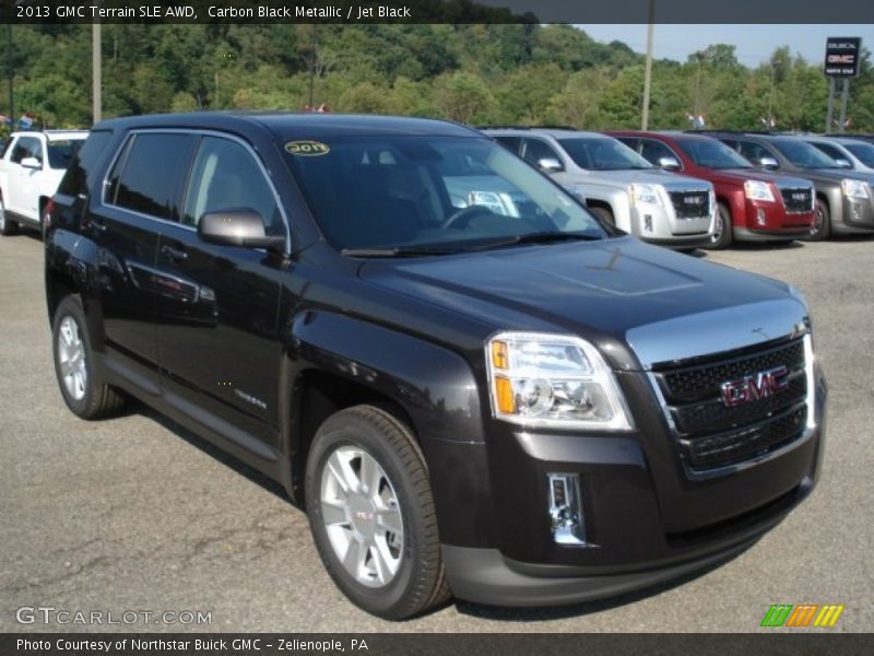 Carbon Black Metallic / Jet Black 2013 GMC Terrain SLE AWD
