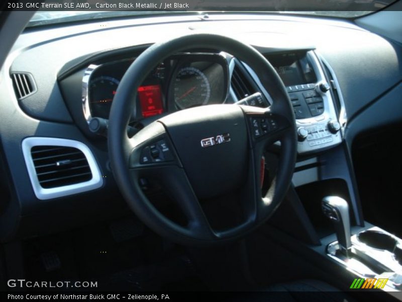 Carbon Black Metallic / Jet Black 2013 GMC Terrain SLE AWD