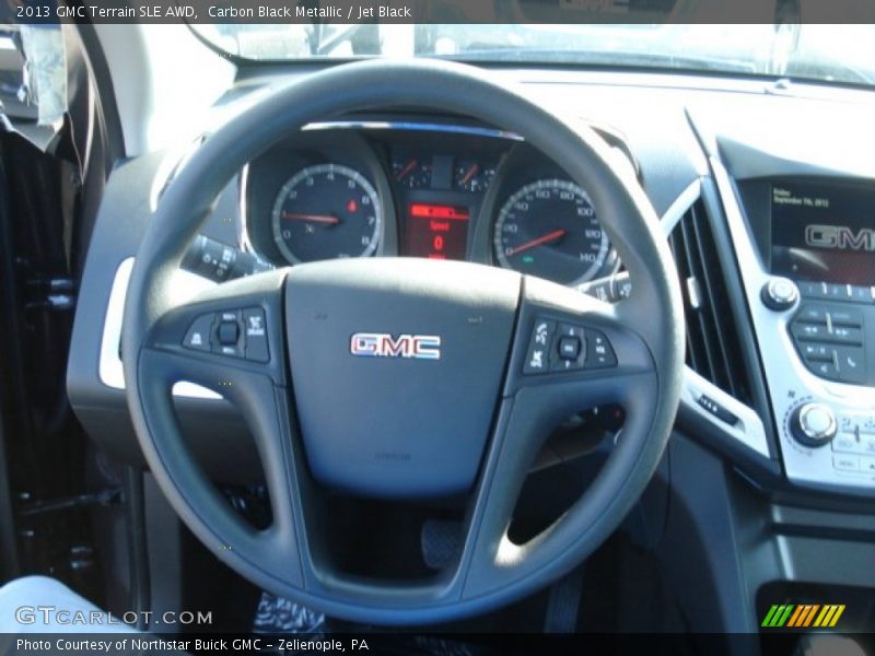 Carbon Black Metallic / Jet Black 2013 GMC Terrain SLE AWD