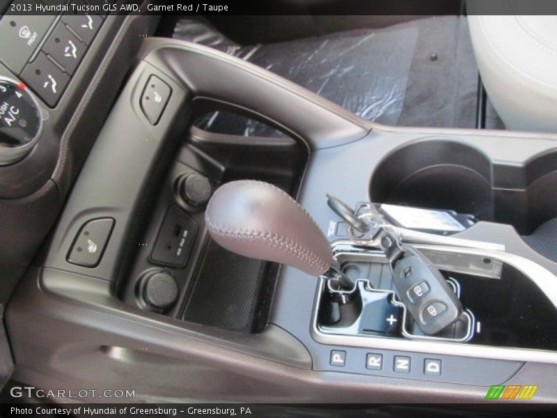 Garnet Red / Taupe 2013 Hyundai Tucson GLS AWD