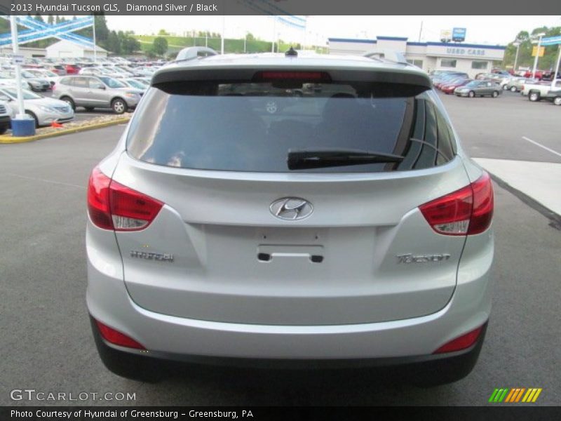 Diamond Silver / Black 2013 Hyundai Tucson GLS