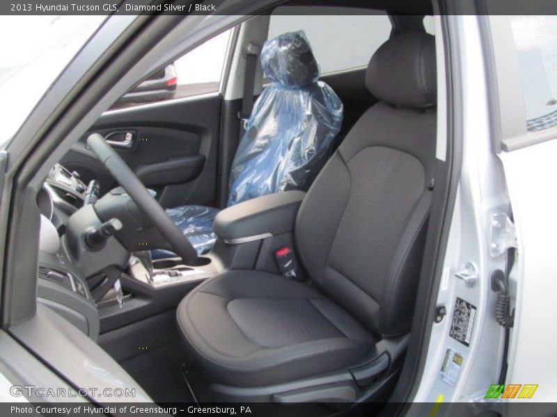 Diamond Silver / Black 2013 Hyundai Tucson GLS