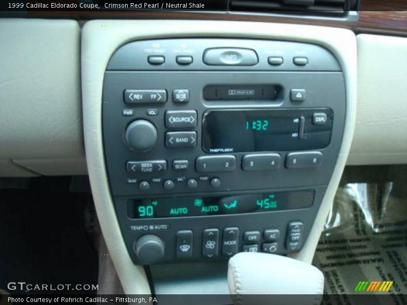 Crimson Red Pearl / Neutral Shale 1999 Cadillac Eldorado Coupe