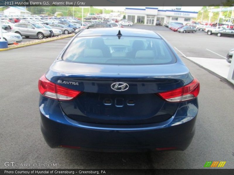 Atlantic Blue / Gray 2013 Hyundai Elantra GLS