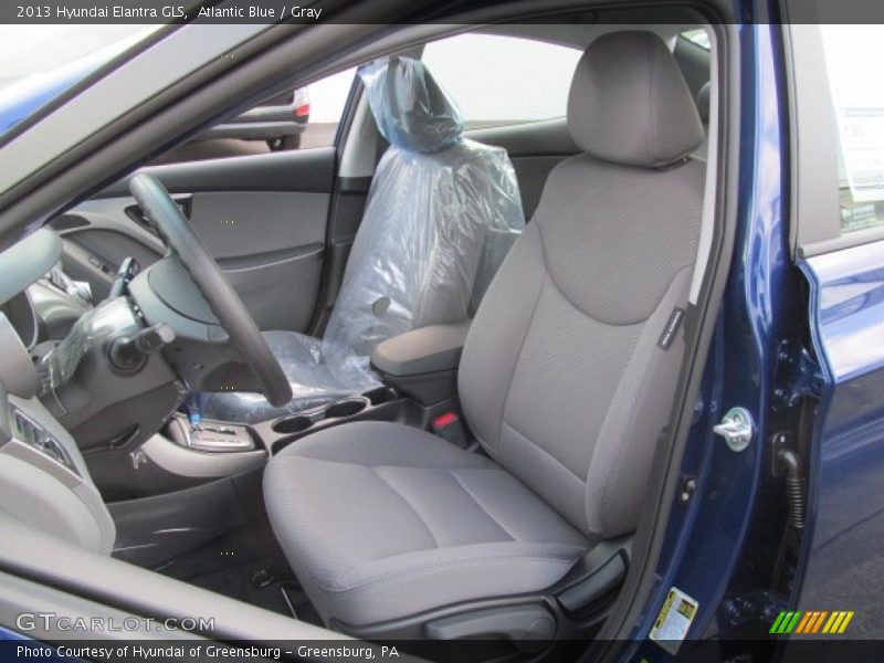 Atlantic Blue / Gray 2013 Hyundai Elantra GLS