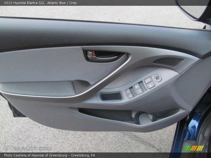 Atlantic Blue / Gray 2013 Hyundai Elantra GLS