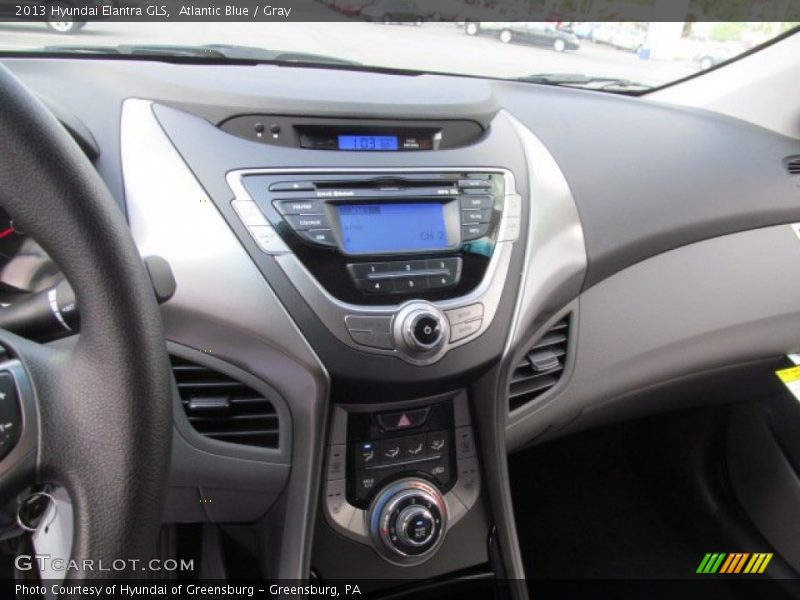 Atlantic Blue / Gray 2013 Hyundai Elantra GLS