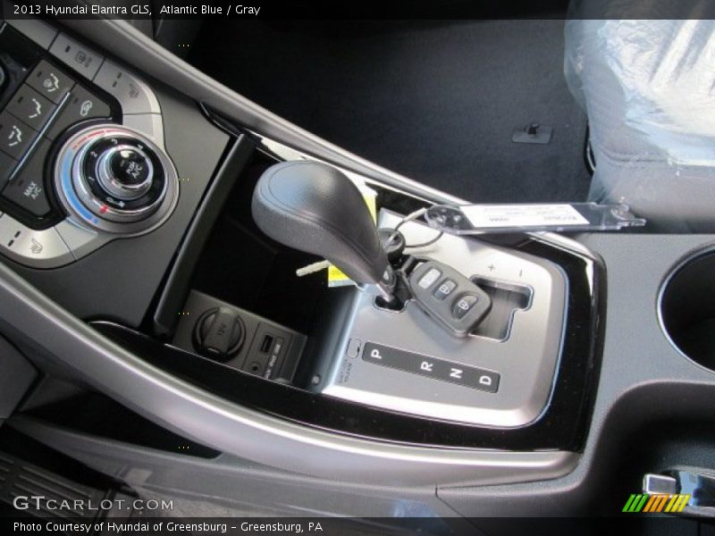 Atlantic Blue / Gray 2013 Hyundai Elantra GLS