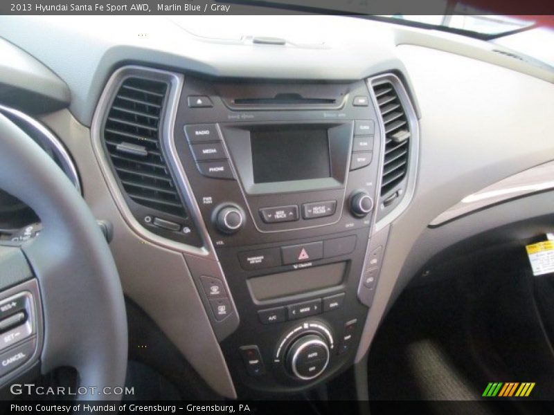 Marlin Blue / Gray 2013 Hyundai Santa Fe Sport AWD