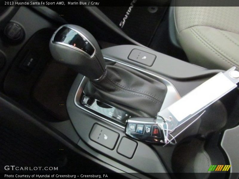 Marlin Blue / Gray 2013 Hyundai Santa Fe Sport AWD