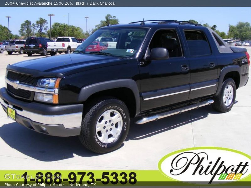 Black / Dark Charcoal 2004 Chevrolet Avalanche 1500 Z66