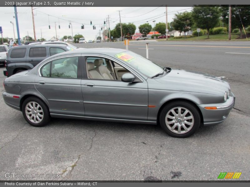 Quartz Metallic / Ivory 2003 Jaguar X-Type 2.5