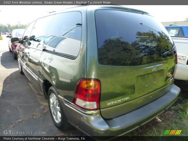 Estate Green Metallic / Medium Parchment Beige 2002 Ford Windstar Limited