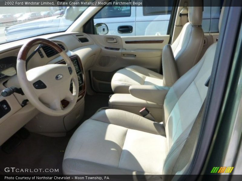 Estate Green Metallic / Medium Parchment Beige 2002 Ford Windstar Limited