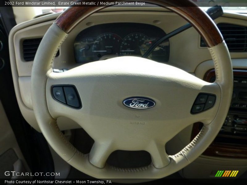 Estate Green Metallic / Medium Parchment Beige 2002 Ford Windstar Limited
