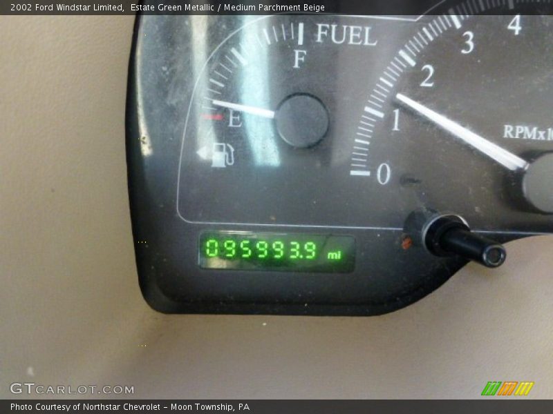 Estate Green Metallic / Medium Parchment Beige 2002 Ford Windstar Limited