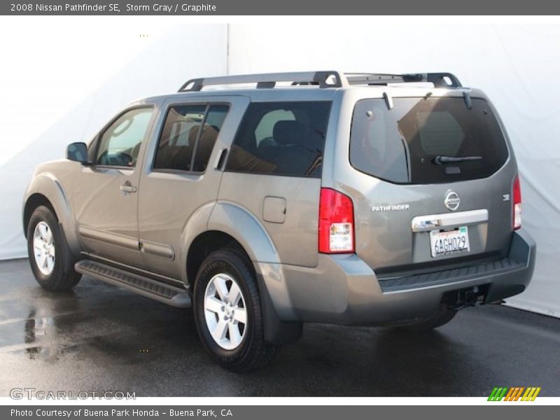 Storm Gray / Graphite 2008 Nissan Pathfinder SE