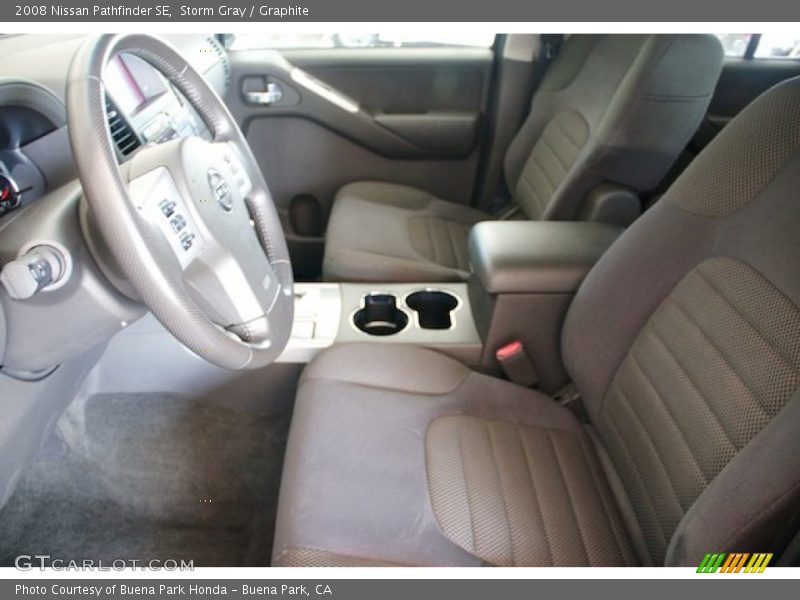 Storm Gray / Graphite 2008 Nissan Pathfinder SE