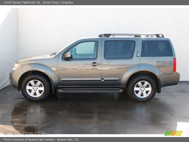 Storm Gray / Graphite 2008 Nissan Pathfinder SE