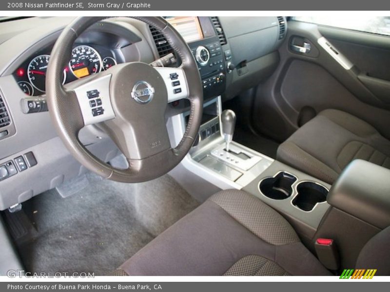 Storm Gray / Graphite 2008 Nissan Pathfinder SE