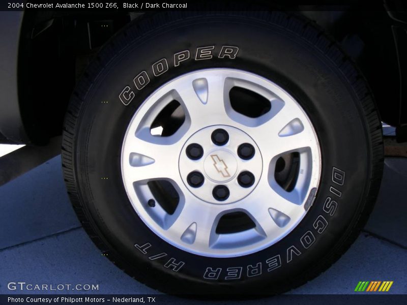 Black / Dark Charcoal 2004 Chevrolet Avalanche 1500 Z66