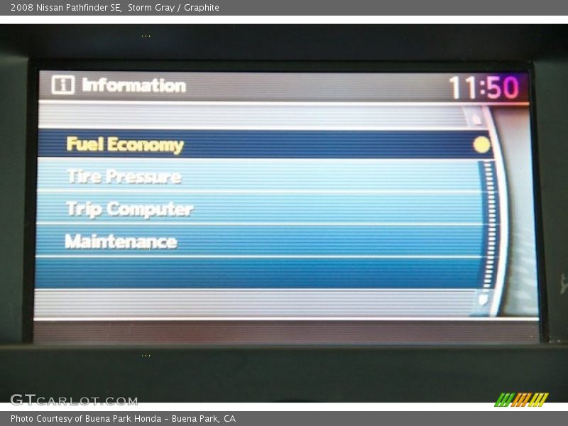 Storm Gray / Graphite 2008 Nissan Pathfinder SE