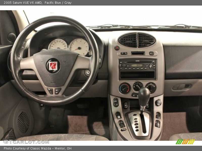 Pacific Blue / Gray 2005 Saturn VUE V6 AWD