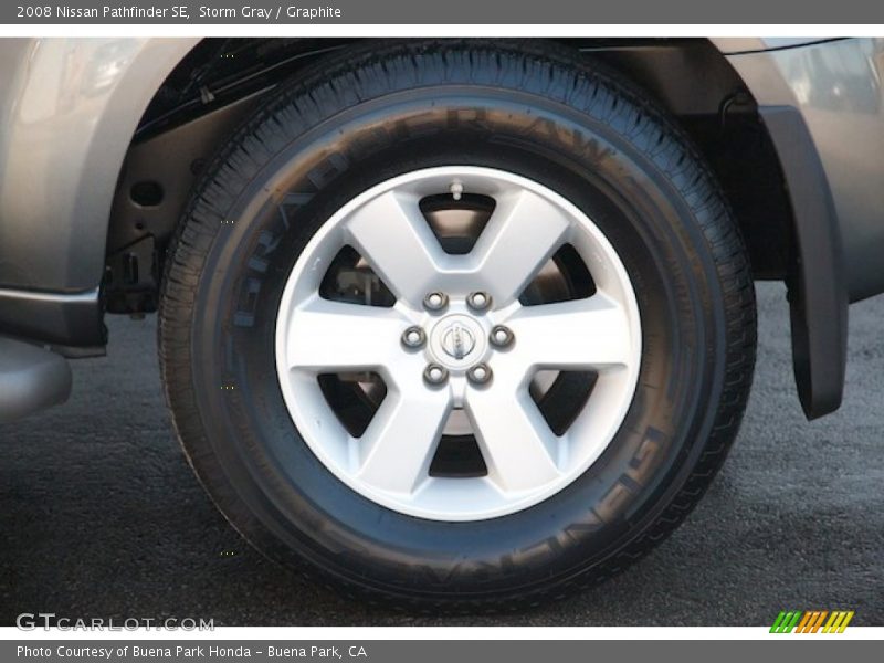Storm Gray / Graphite 2008 Nissan Pathfinder SE