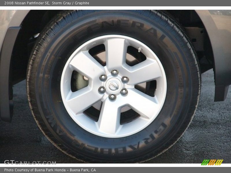 Storm Gray / Graphite 2008 Nissan Pathfinder SE