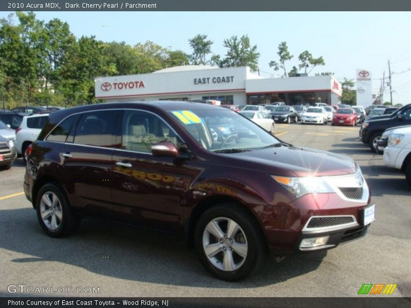 Dark Cherry Pearl / Parchment 2010 Acura MDX