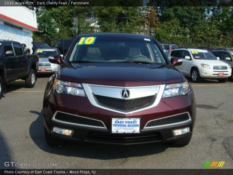 Dark Cherry Pearl / Parchment 2010 Acura MDX