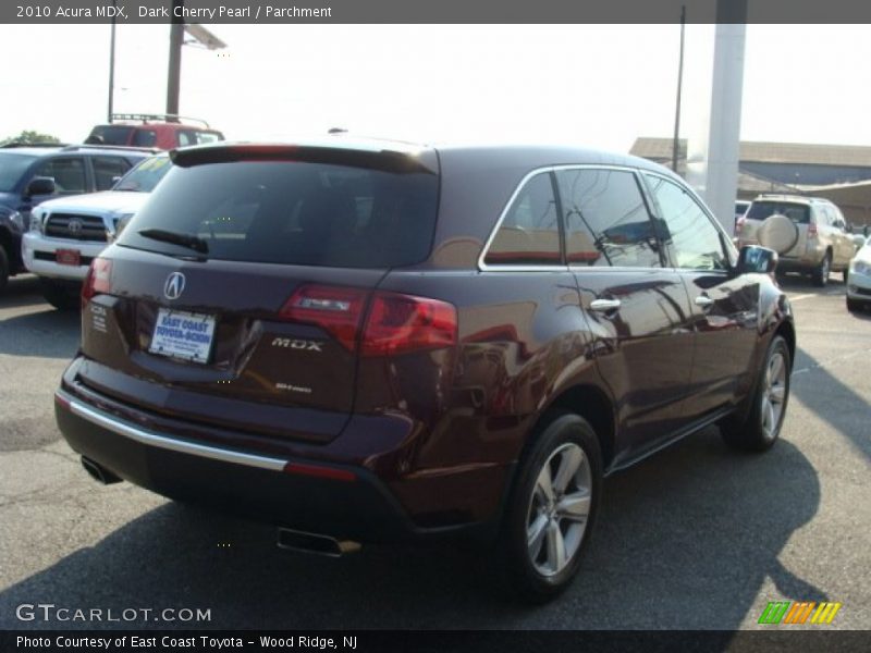 Dark Cherry Pearl / Parchment 2010 Acura MDX