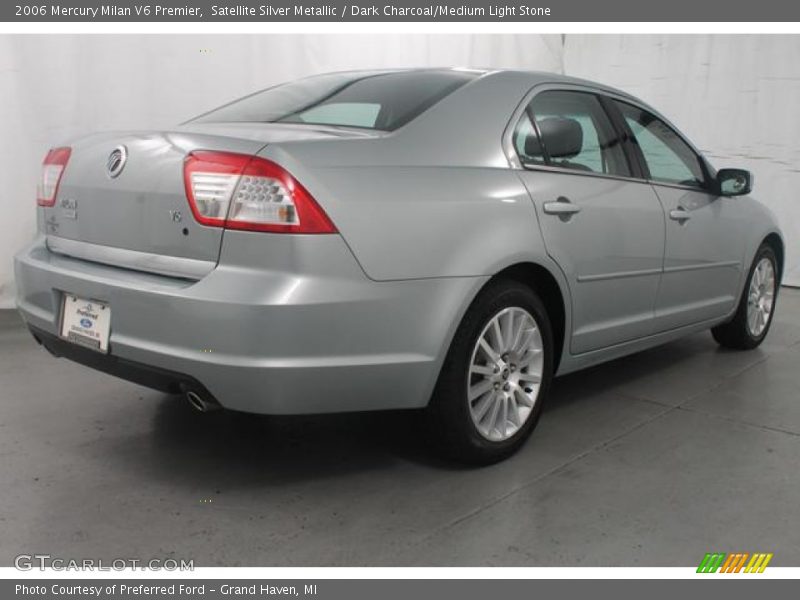 Satellite Silver Metallic / Dark Charcoal/Medium Light Stone 2006 Mercury Milan V6 Premier