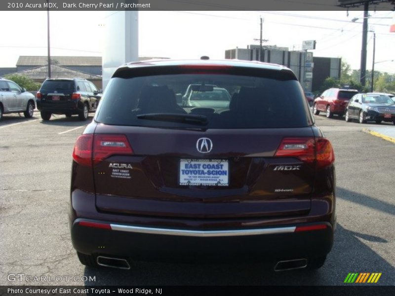 Dark Cherry Pearl / Parchment 2010 Acura MDX