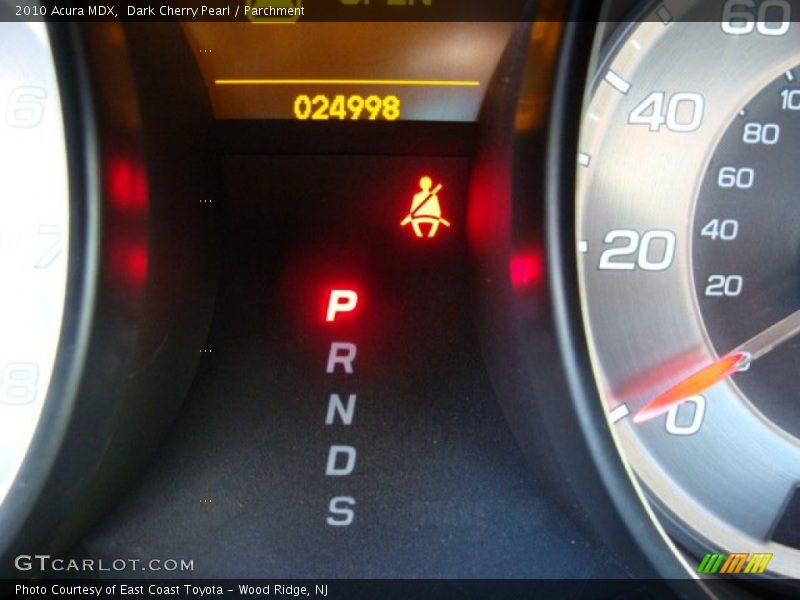 Dark Cherry Pearl / Parchment 2010 Acura MDX