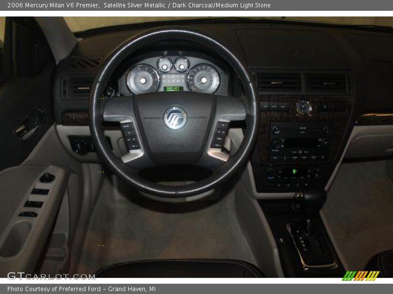 Satellite Silver Metallic / Dark Charcoal/Medium Light Stone 2006 Mercury Milan V6 Premier