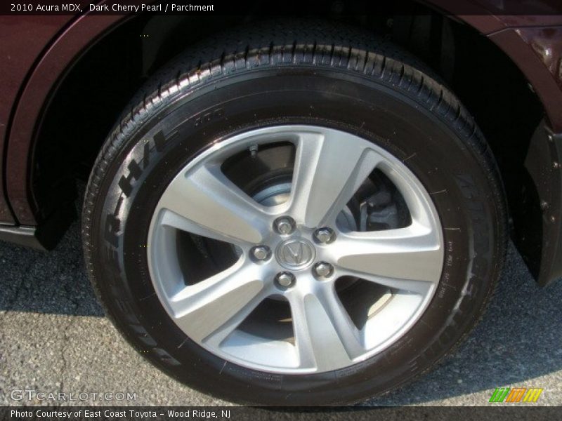Dark Cherry Pearl / Parchment 2010 Acura MDX