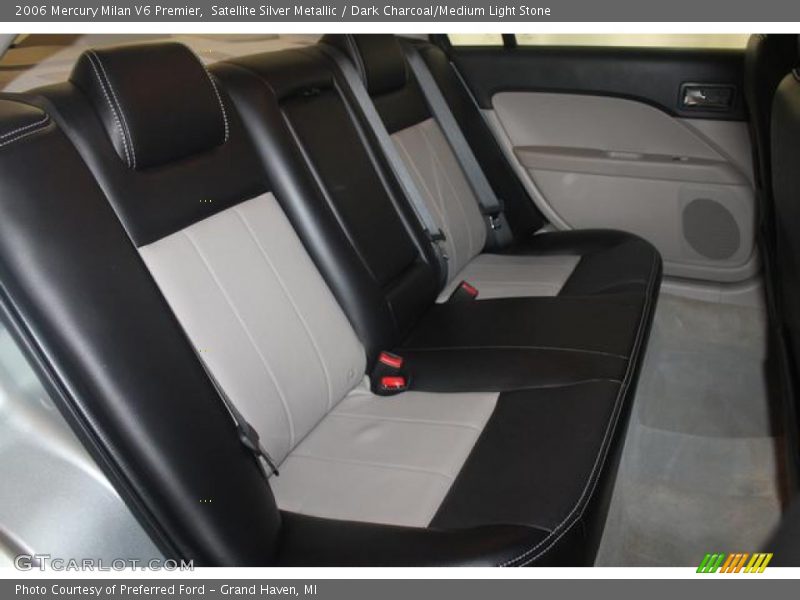 Satellite Silver Metallic / Dark Charcoal/Medium Light Stone 2006 Mercury Milan V6 Premier