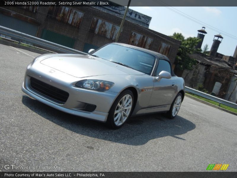 Sebring Silver Metallic / Black 2006 Honda S2000 Roadster