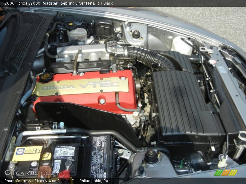 Sebring Silver Metallic / Black 2006 Honda S2000 Roadster