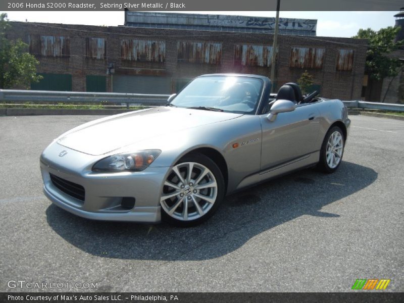 Sebring Silver Metallic / Black 2006 Honda S2000 Roadster