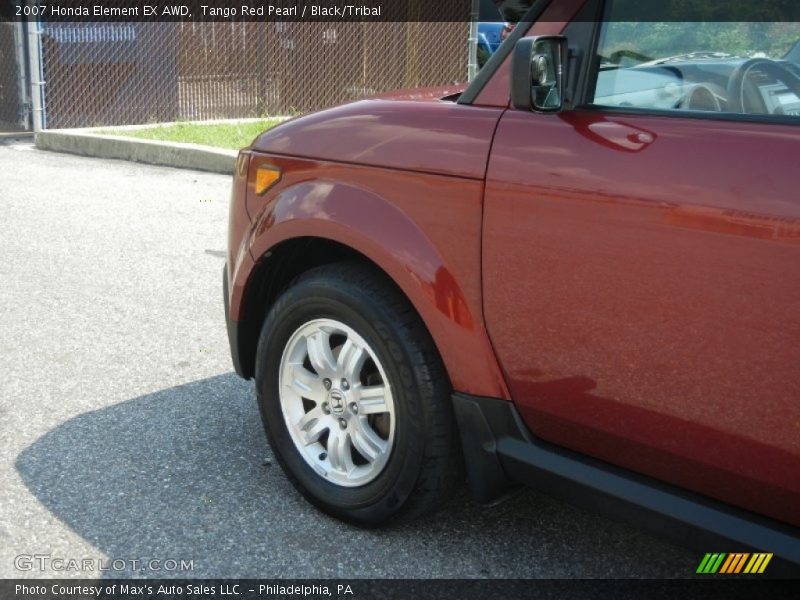 Tango Red Pearl / Black/Tribal 2007 Honda Element EX AWD