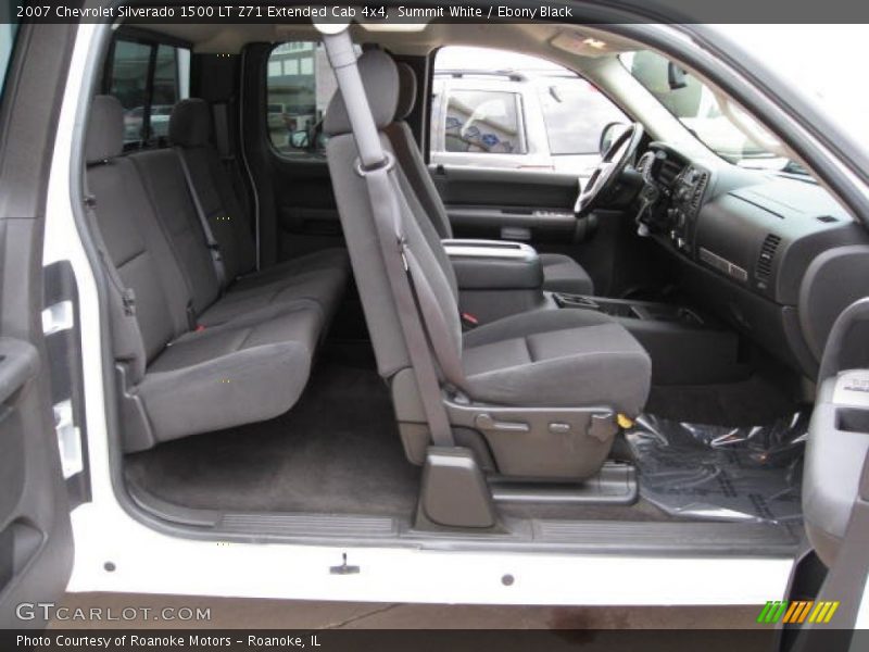 Summit White / Ebony Black 2007 Chevrolet Silverado 1500 LT Z71 Extended Cab 4x4