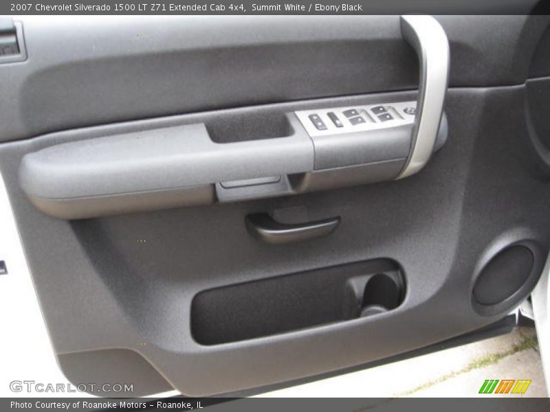 Summit White / Ebony Black 2007 Chevrolet Silverado 1500 LT Z71 Extended Cab 4x4