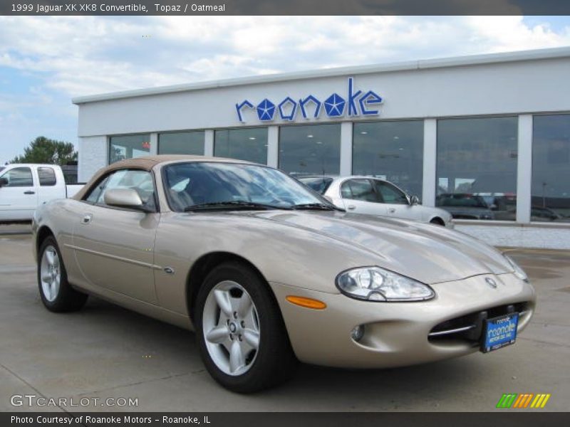 Topaz / Oatmeal 1999 Jaguar XK XK8 Convertible