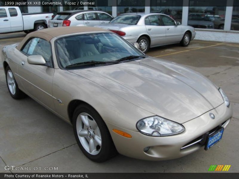 Topaz / Oatmeal 1999 Jaguar XK XK8 Convertible