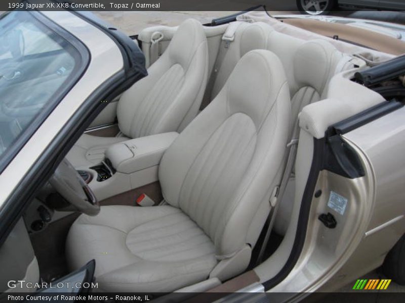 Front Seat of 1999 XK XK8 Convertible