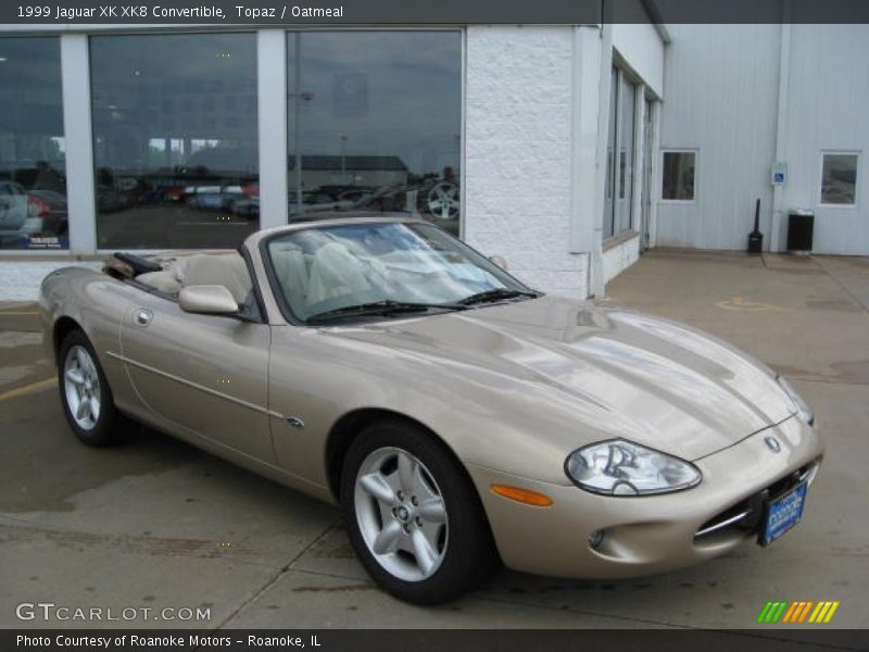 Topaz / Oatmeal 1999 Jaguar XK XK8 Convertible