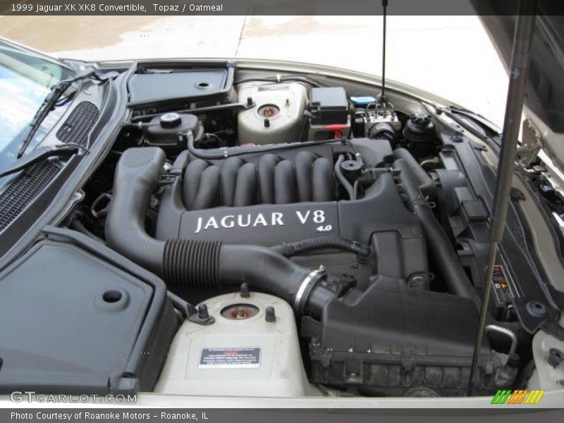  1999 XK XK8 Convertible Engine - 4.0 Liter DOHC 32-Valve V8